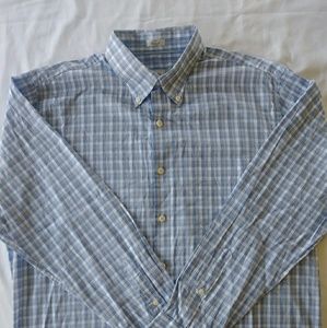 Peter Millar Long Sleeve Plaid Button Up Size L